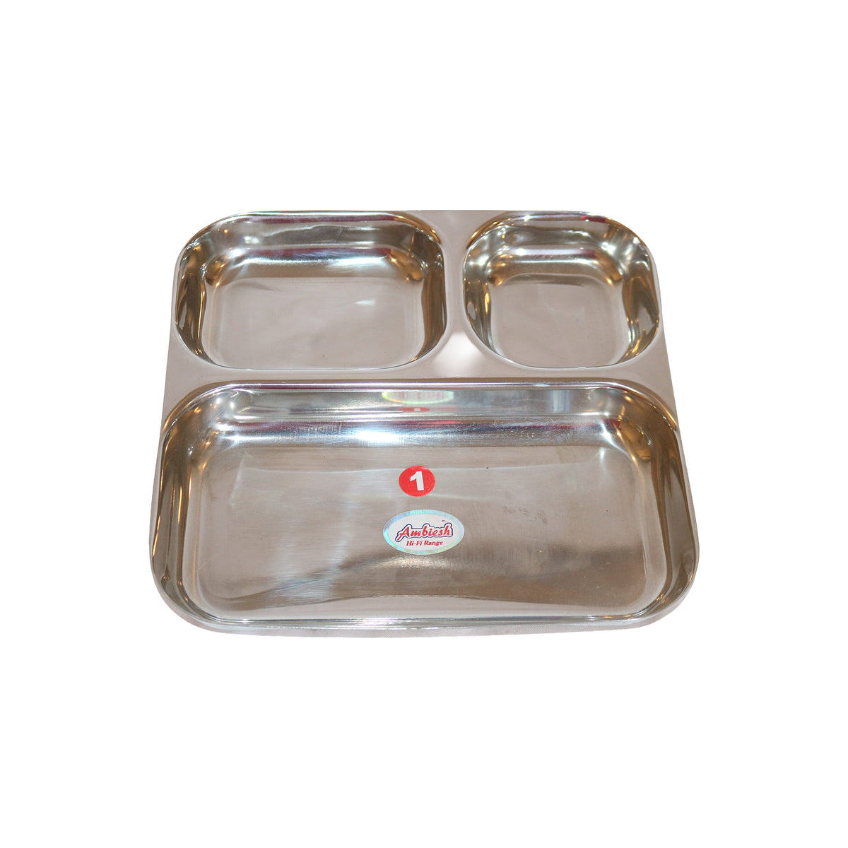 Stainless Steel Divided Plate, image 2