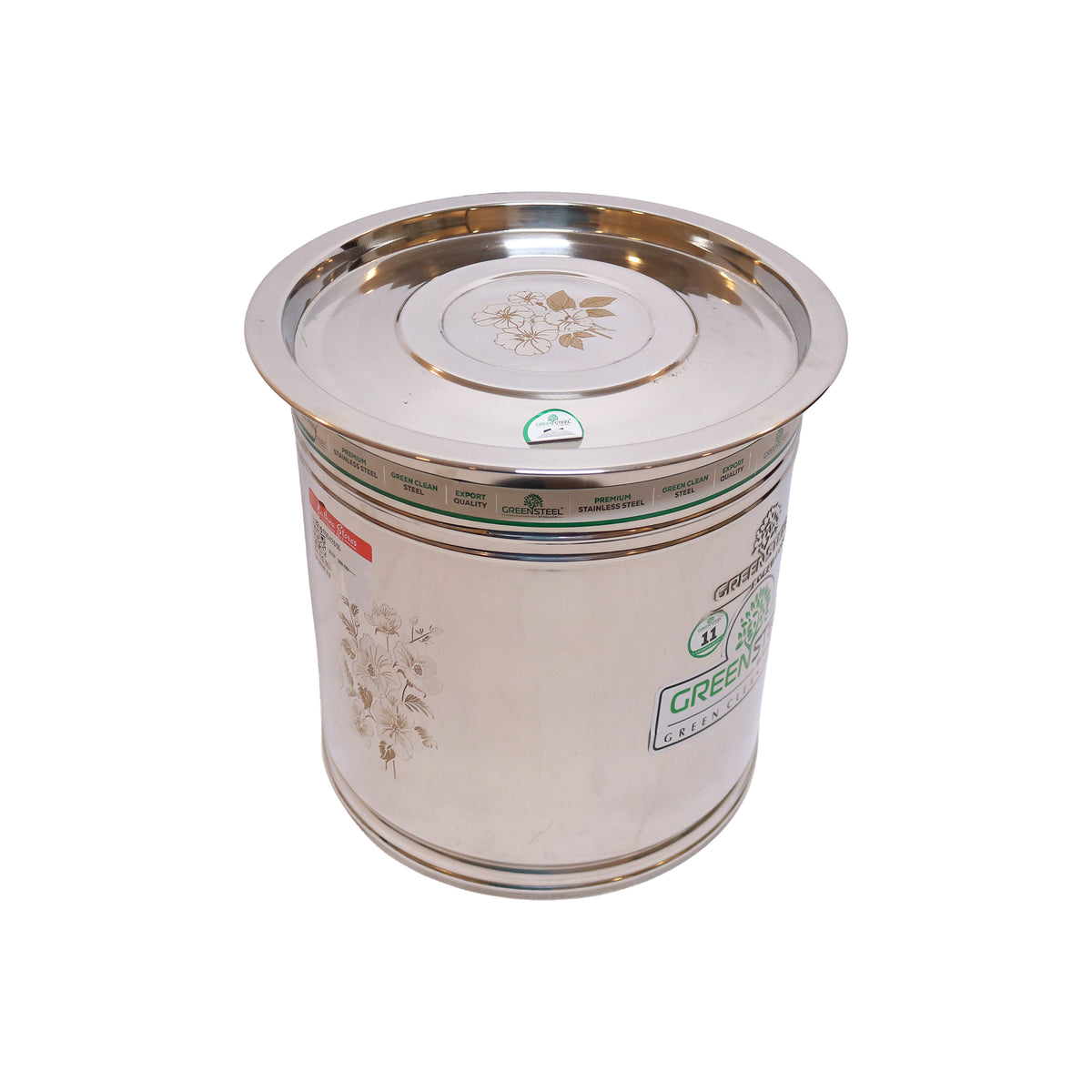 Stainless Steel Drum Canister, image 1