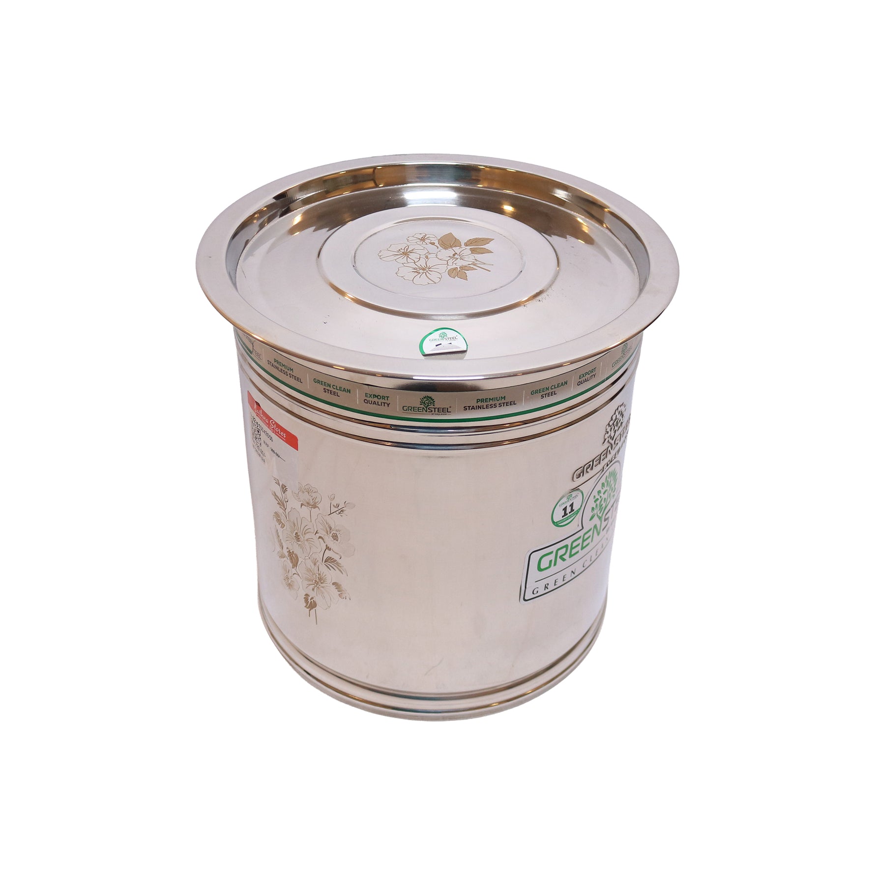 Stainless Steel Drum Canister, image 1