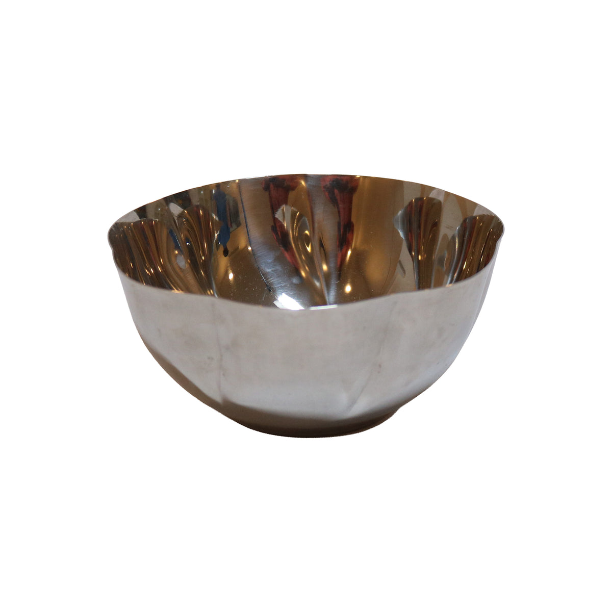 Stainless Steel Fluted Bowl, image 1