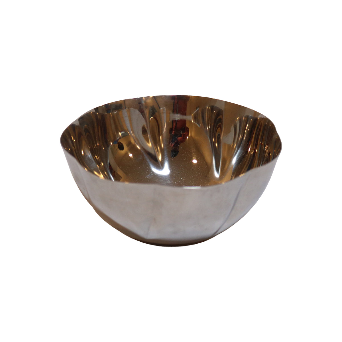 Stainless Steel Fluted Bowl, image 1