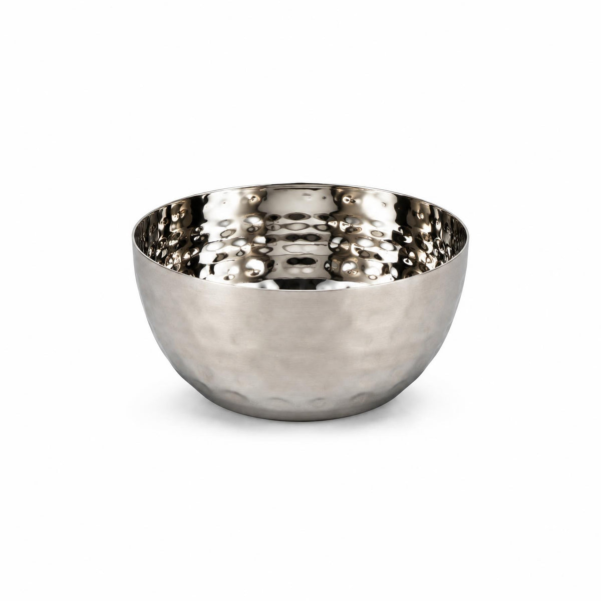 Stainless Steel Hammered Bowl, image 1