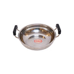 Stainless Steel Kadai with Dual Handles, image 2
