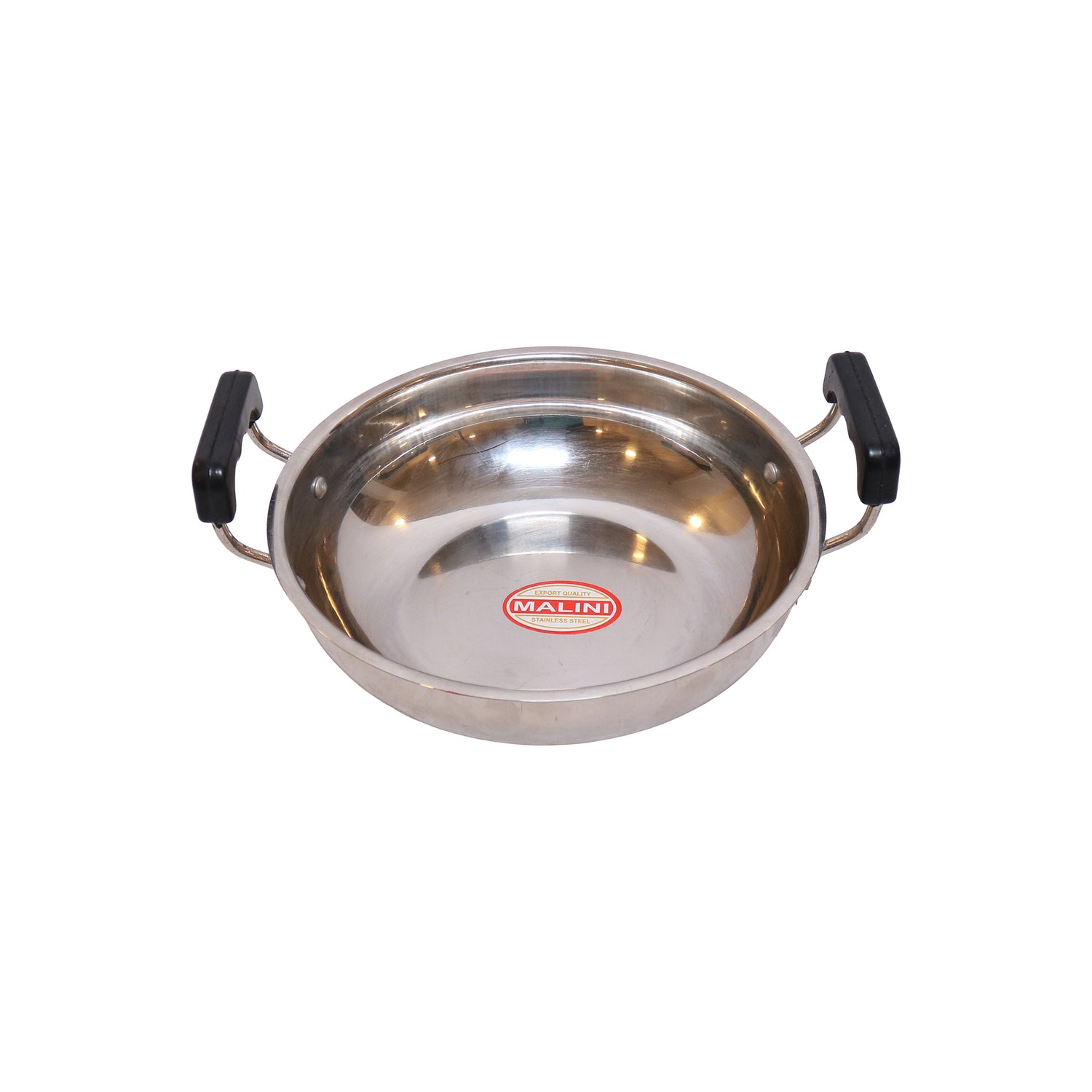 Stainless Steel Kadai with Dual Handles, image 2