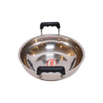 Stainless Steel Kadai with Dual Handles, image 3
