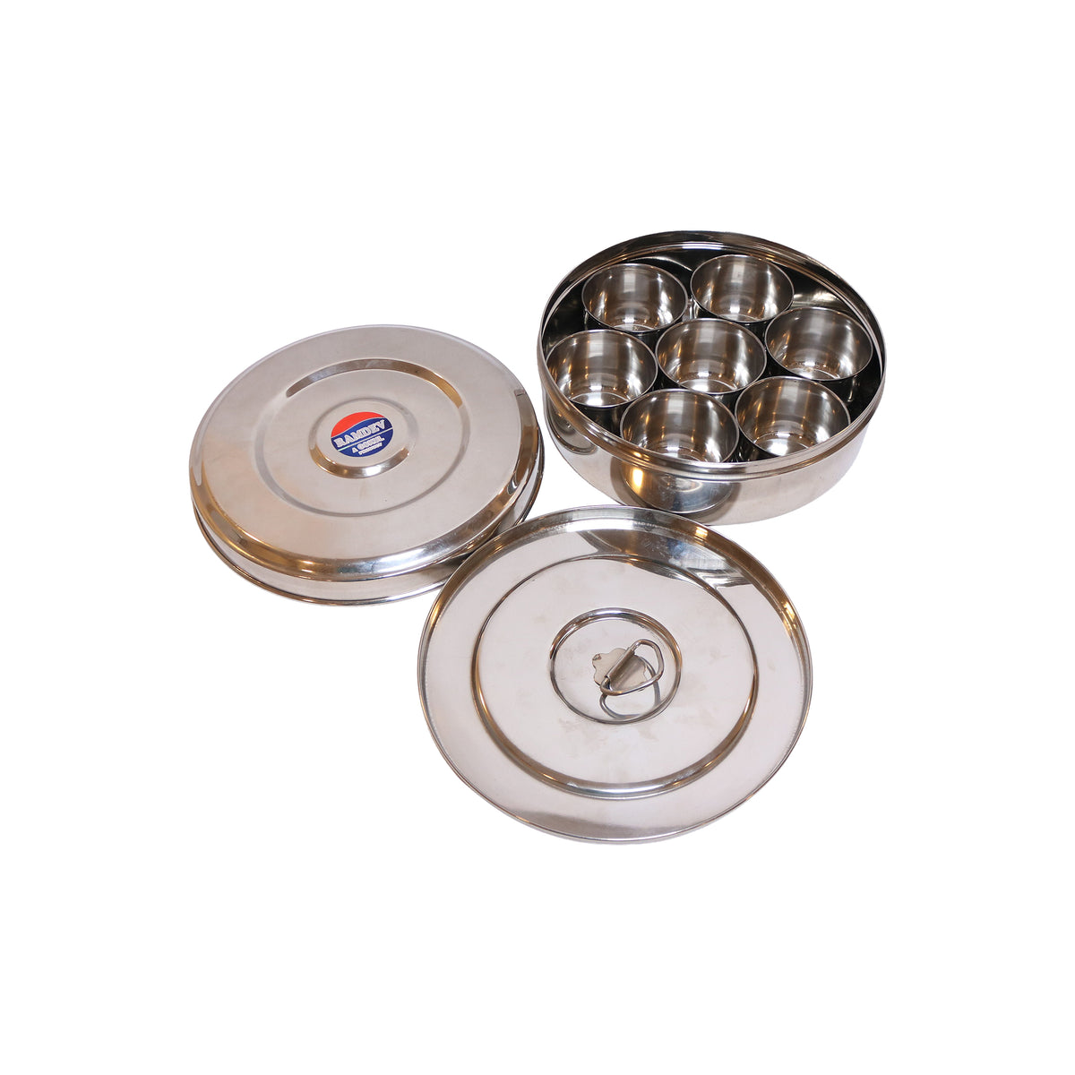 Stainless Steel Masala Dappa, image 2