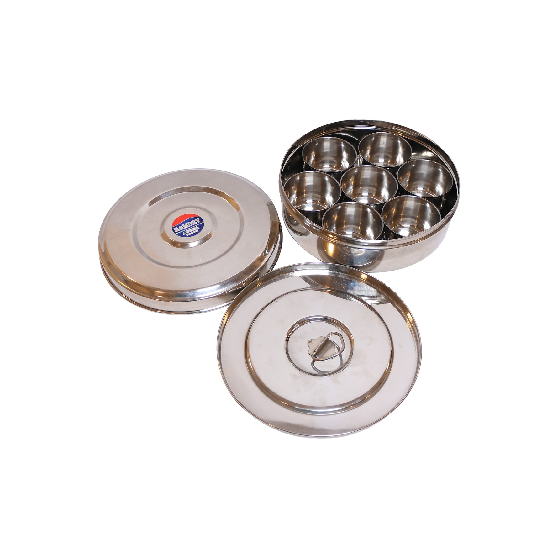 Stainless Steel Masala Dappa, image 2