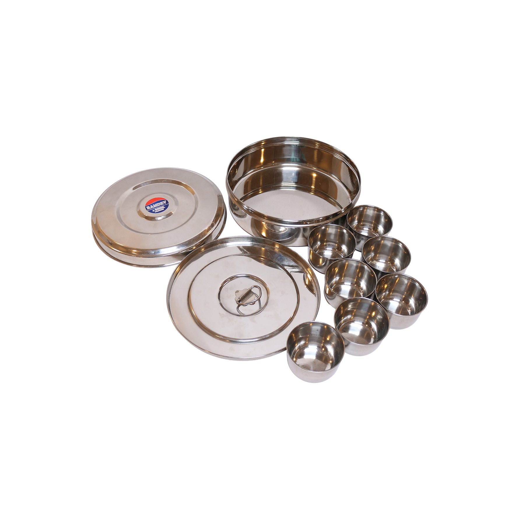 Stainless Steel Masala Dappa, image 3