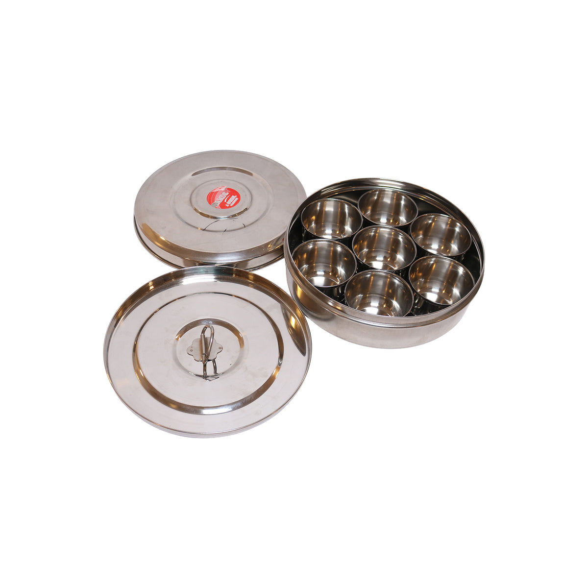 Stainless Steel Masala Dappa, image 3