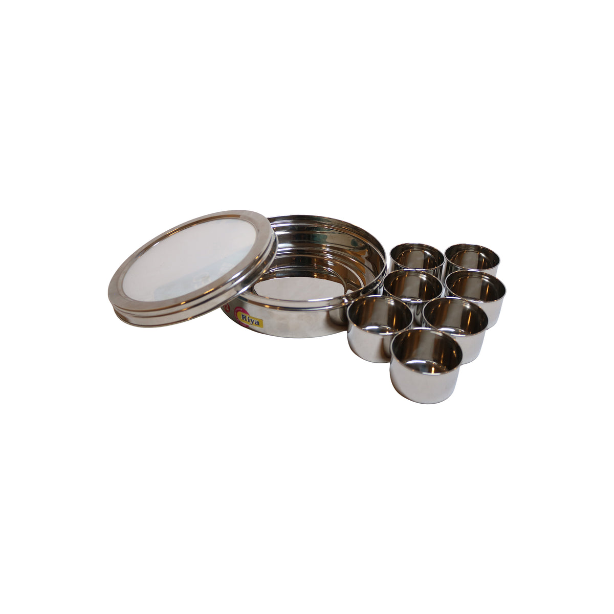 Stainless Steel Masala Dappa, image 4