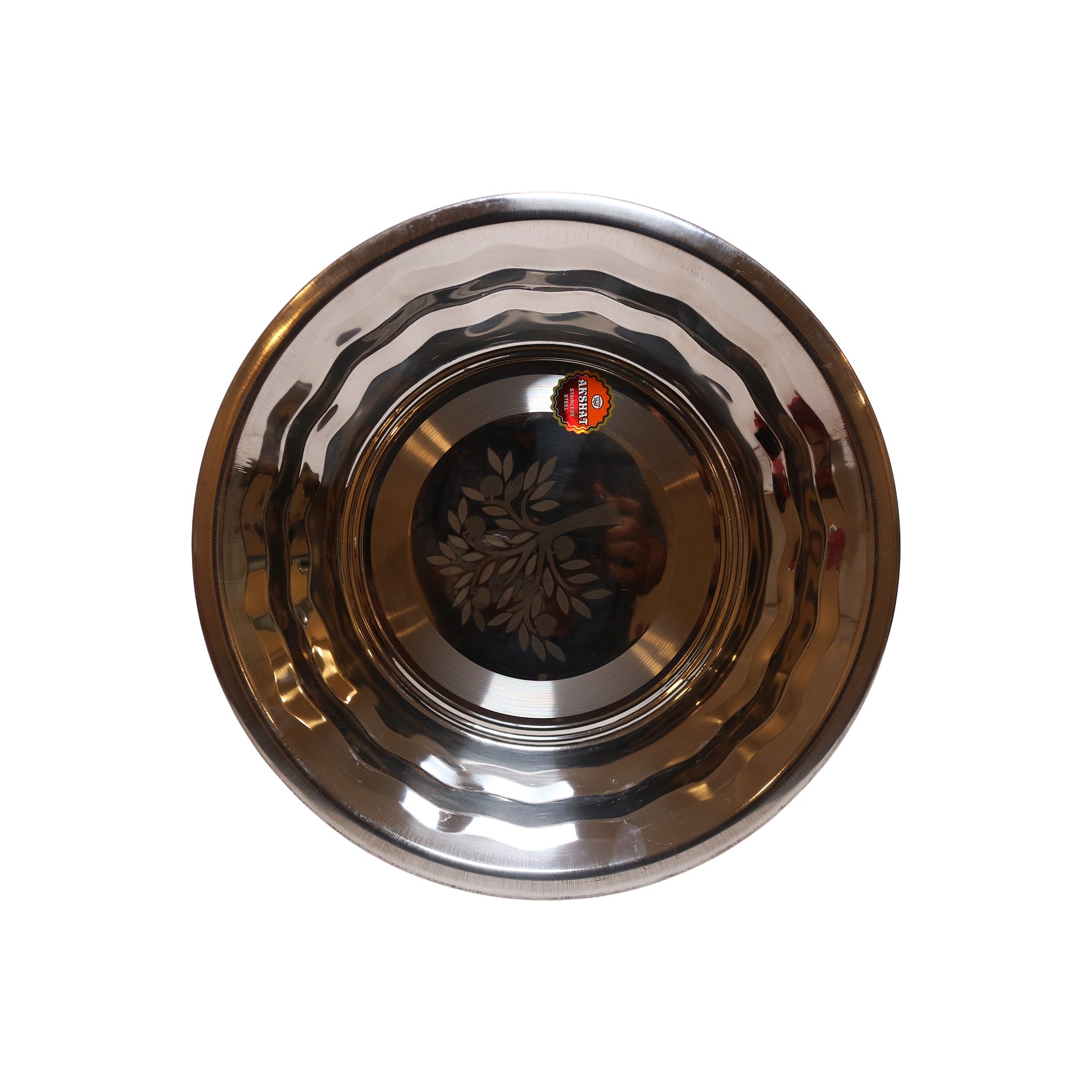 Stainless Steel Paratha Bowl, image 2