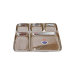 Stainless Steel Partitioned Meal Tray, image 2