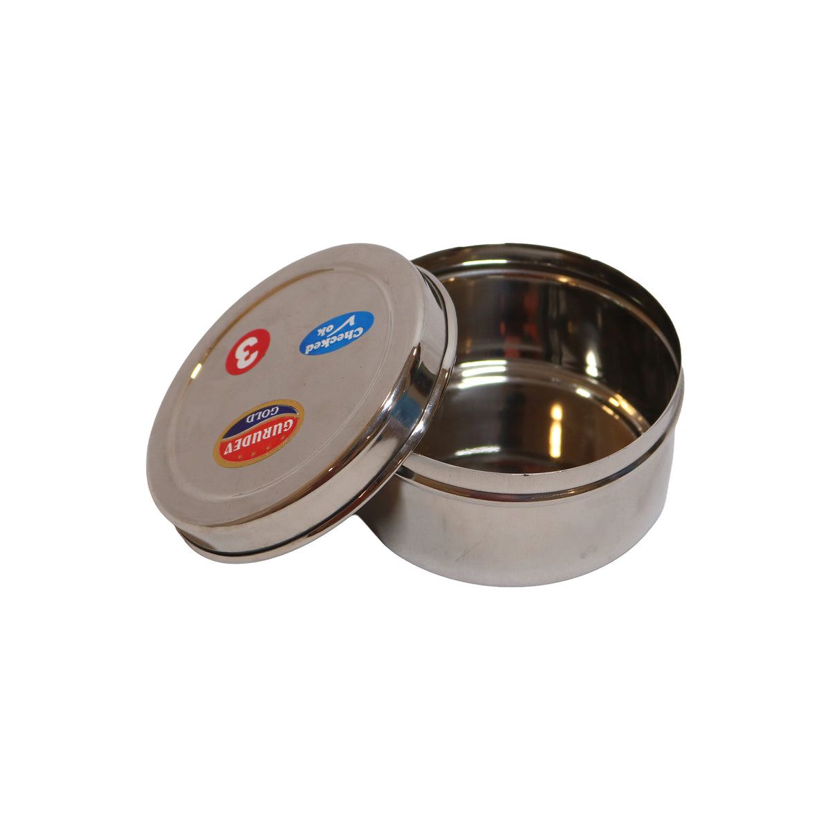 Stainless Steel Poori Dabba, image 2