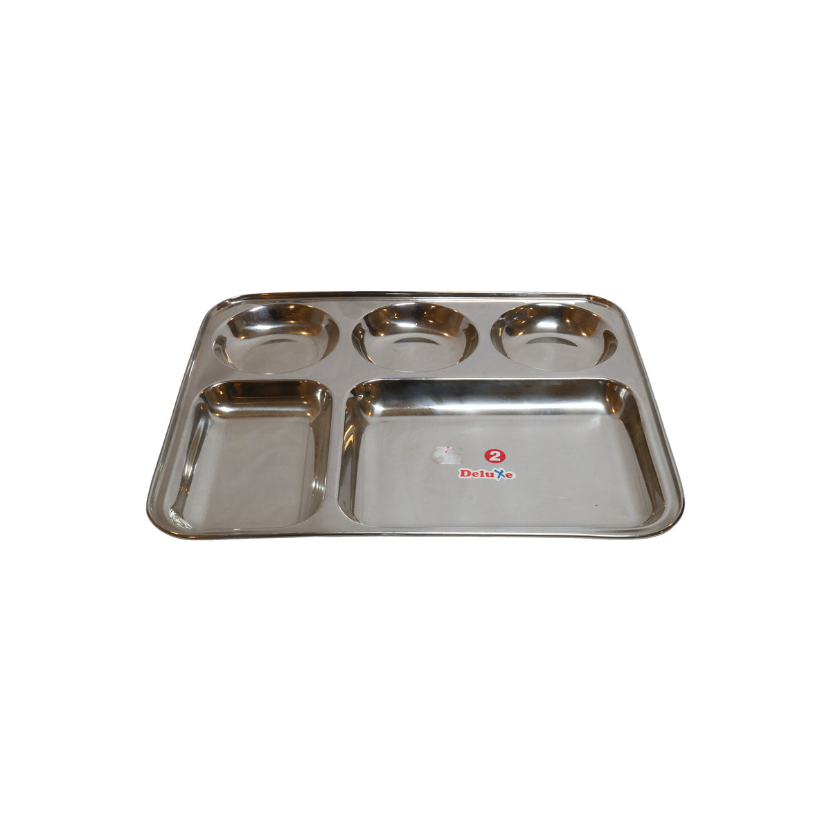 Stainless Steel Rectangular Mess Tray, image 1
