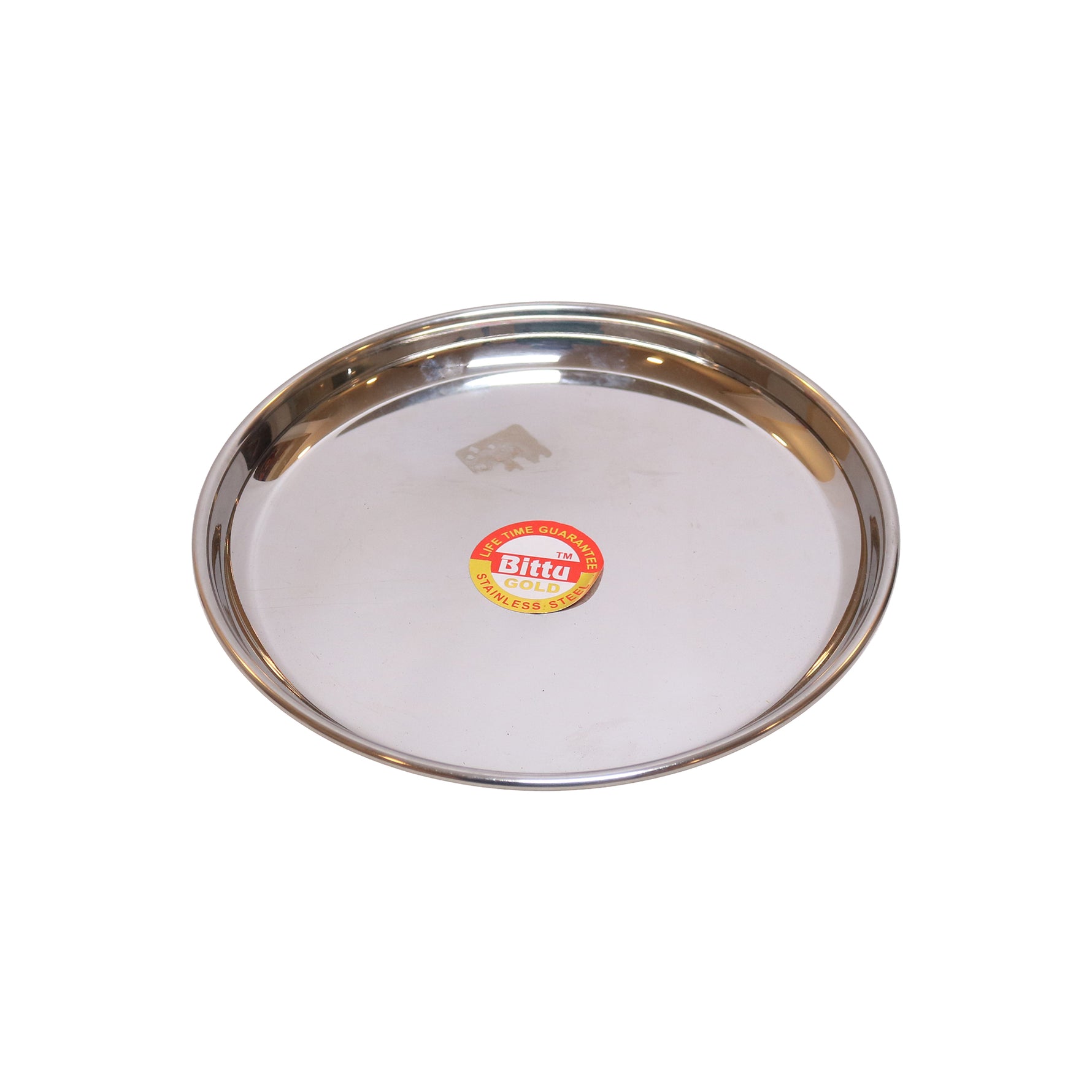 Stainless Steel Round Plate, image 1