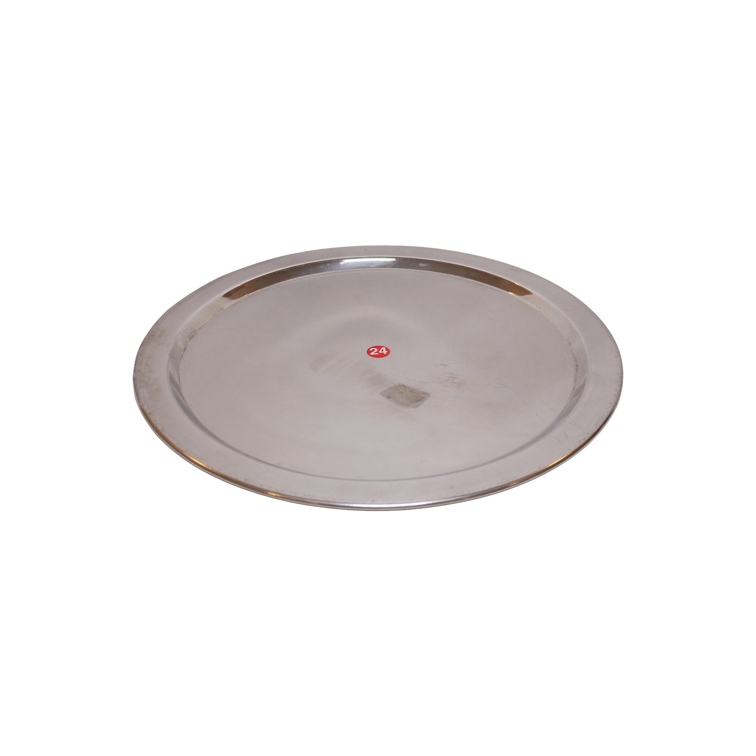 Stainless Steel Round Serving Tray, image 1