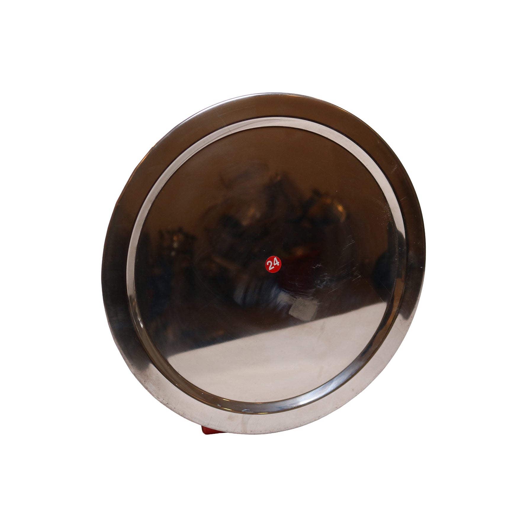 Stainless Steel Round Serving Tray, image 2