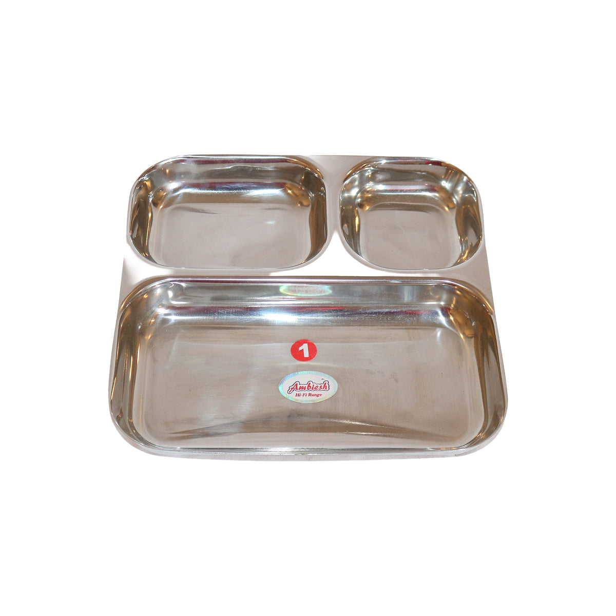 Stainless Steel Sectioned Tray, image 1
