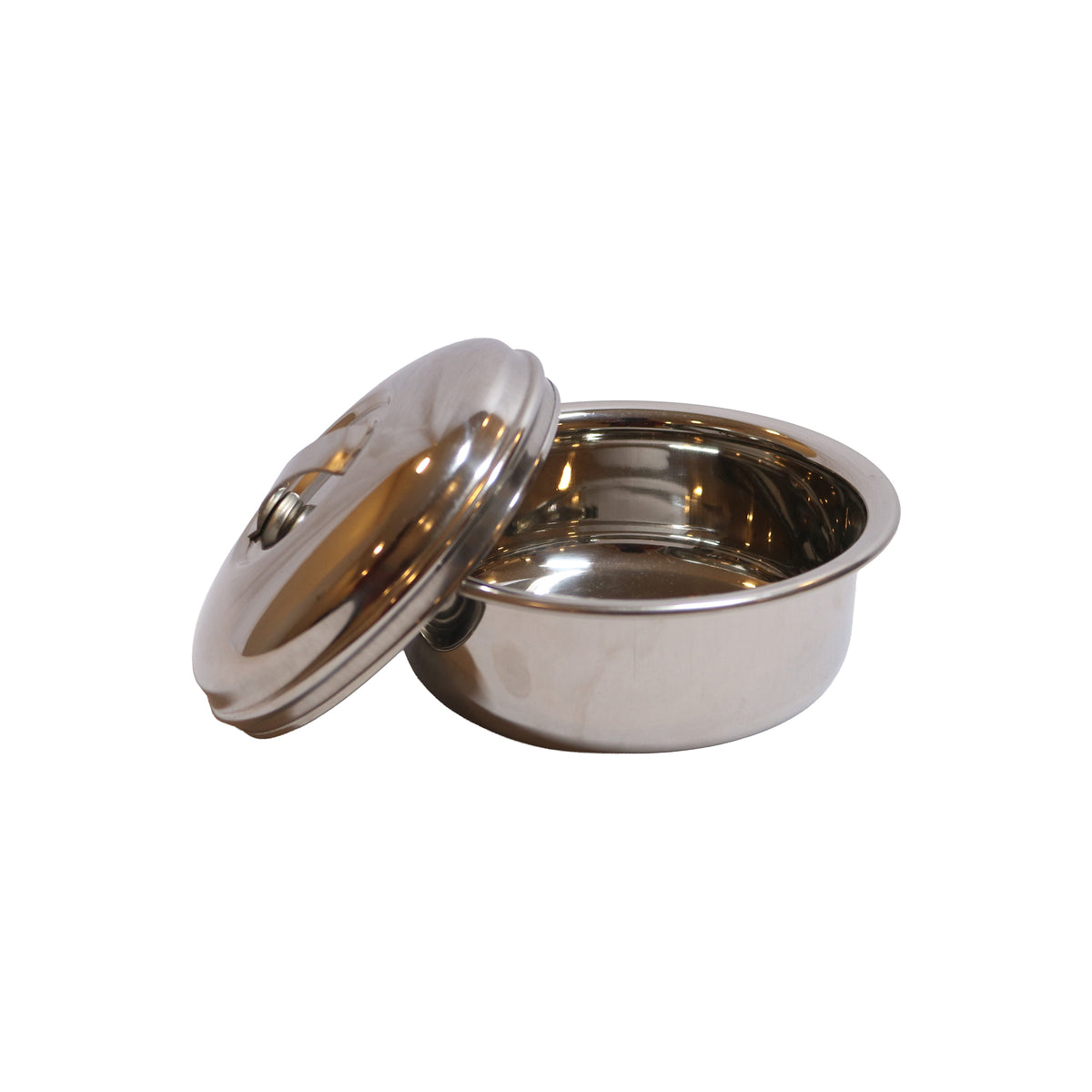 Stainless Steel Serving Bowl with Lid, image 1