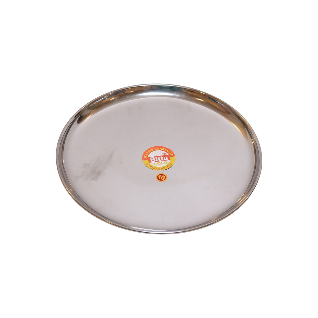 Stainless Steel Thali Plate, image 1