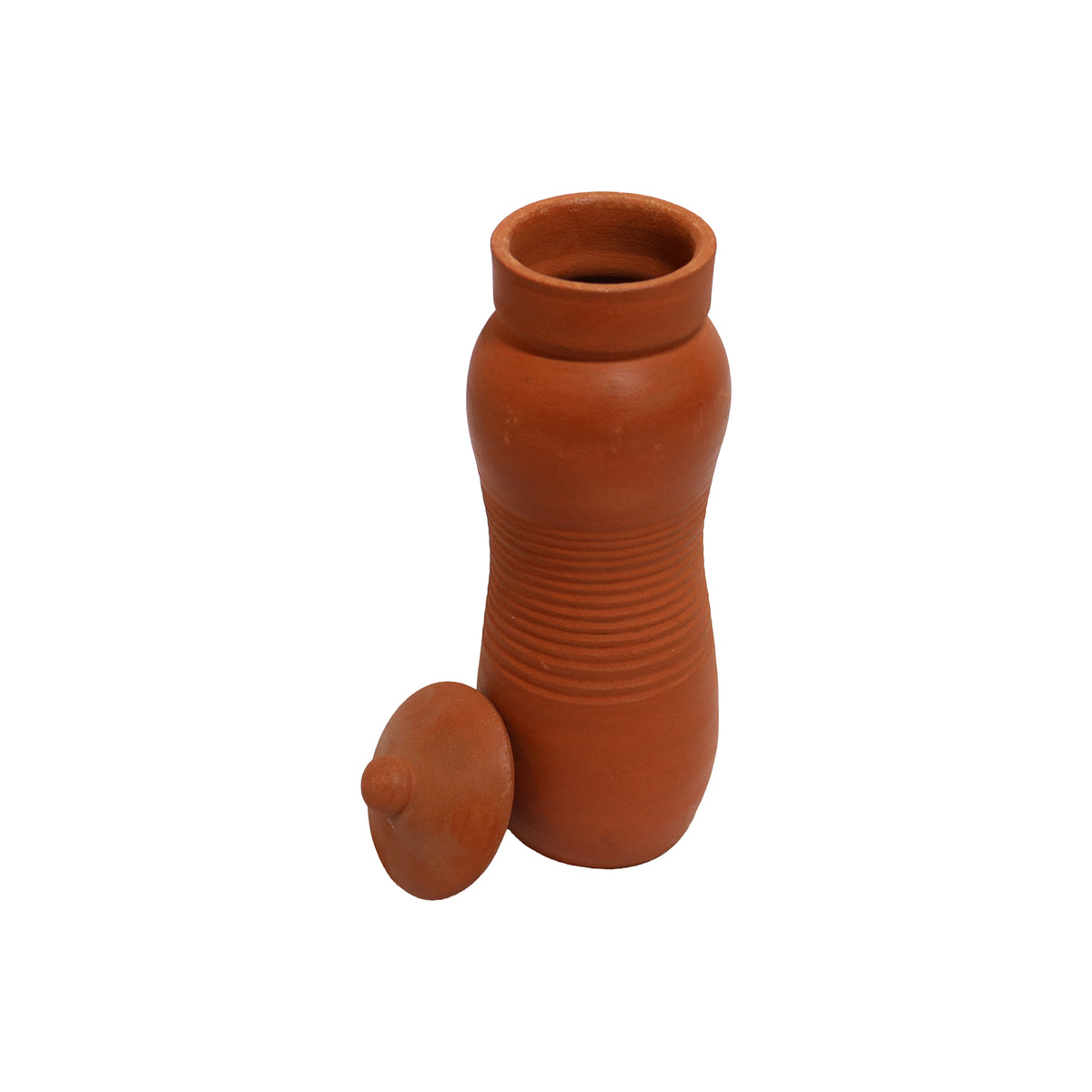 Terracotta Clay Water Bottle, image 2