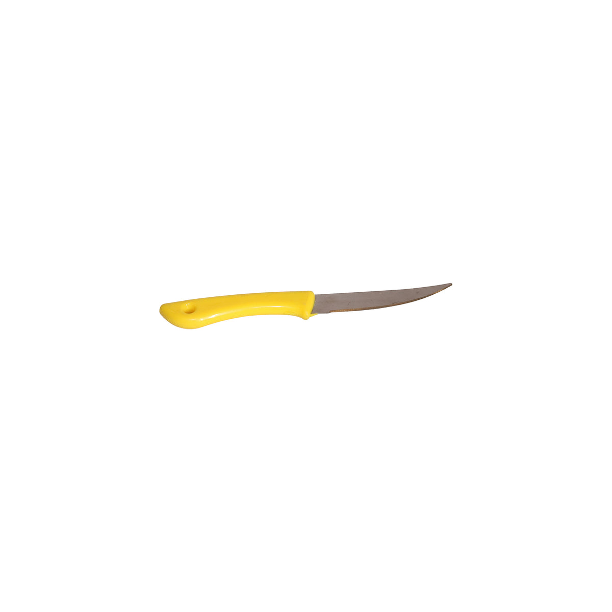 Utility Knife with Yellow Plastic Handle, image 1