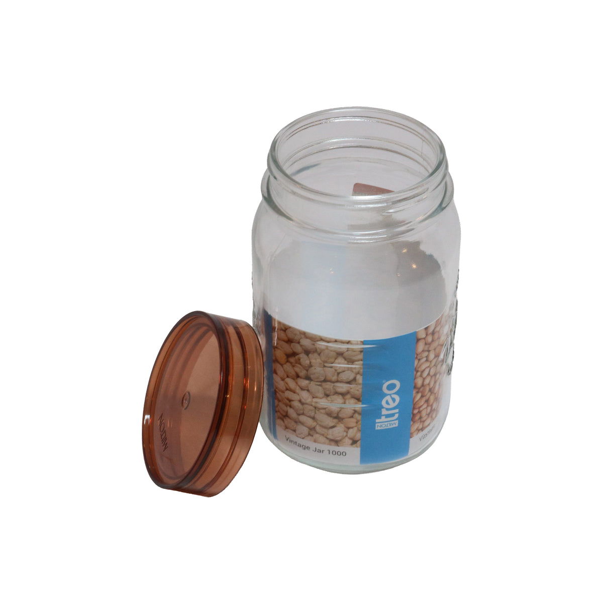 Vintage Glass Storage Jar, image 2
