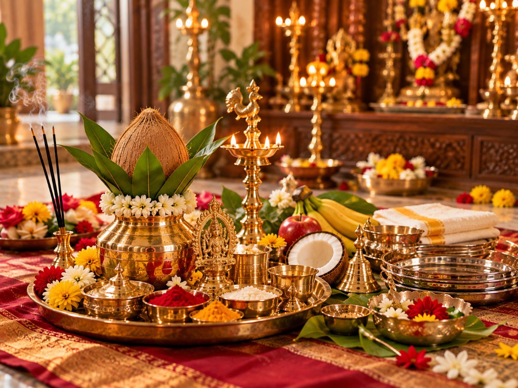 Pooja essentials thali