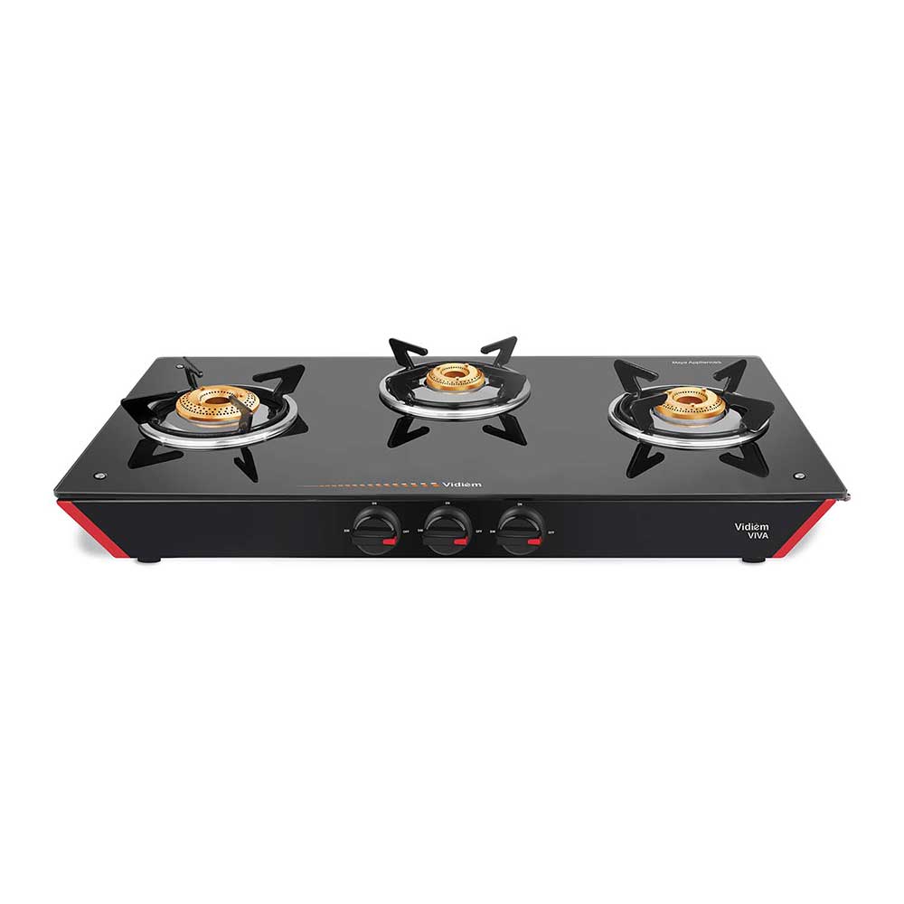 Vidiem Gas Stove Viva 3 Burner Rathna Stores