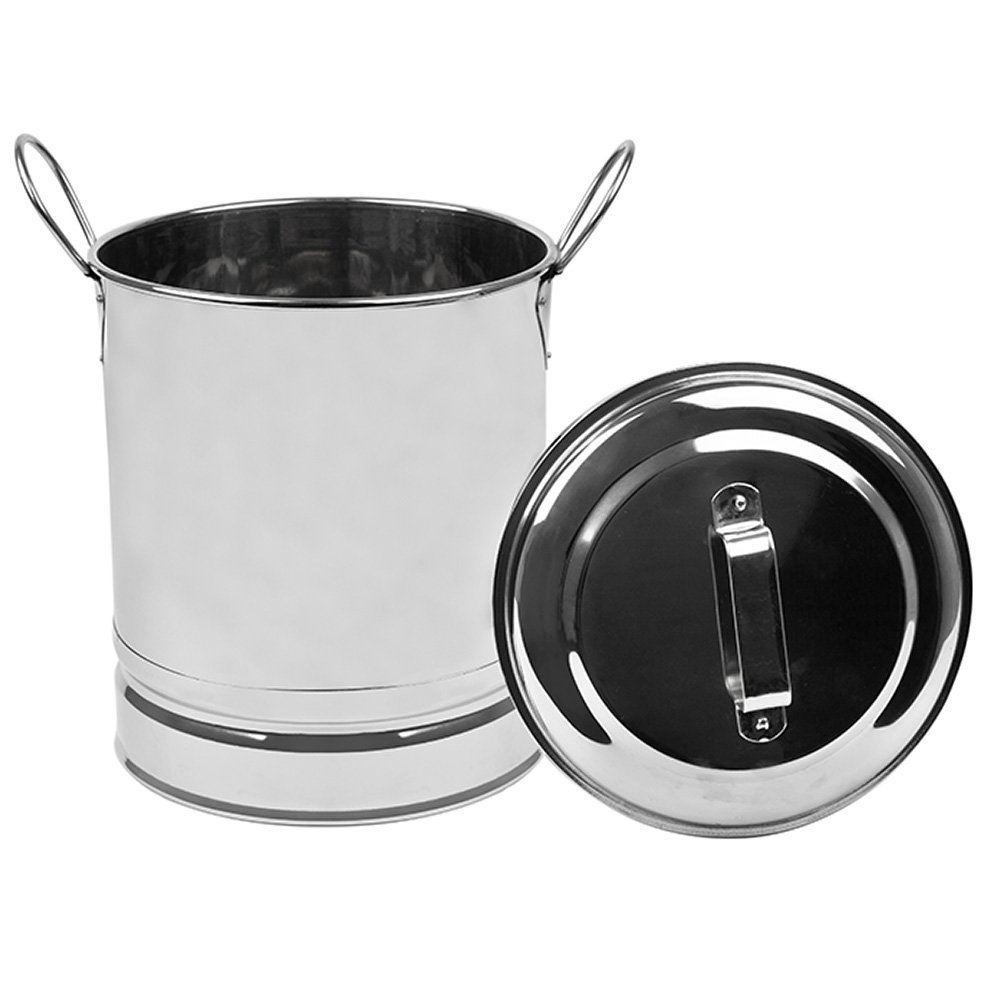 Stainless Steel - DRUM (with handle) - Rathna Stores