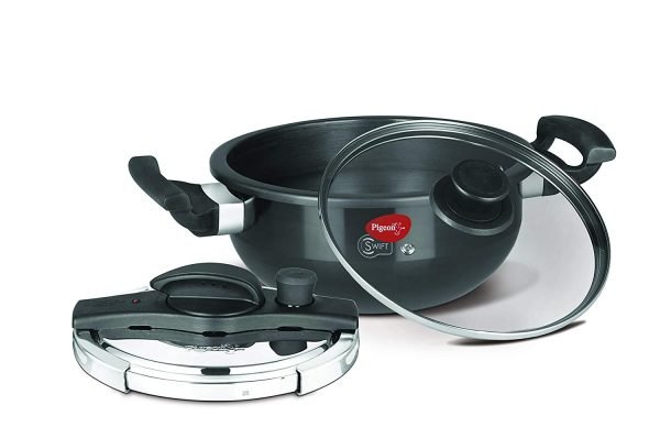 Pigeon kadai best sale pressure cooker