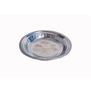 SS PLATE GURUDEV(Set of 3) 19X19X2 - Image 3